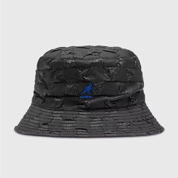 Kangol Pucker Check Bucket Hat - Picture 2 of 6